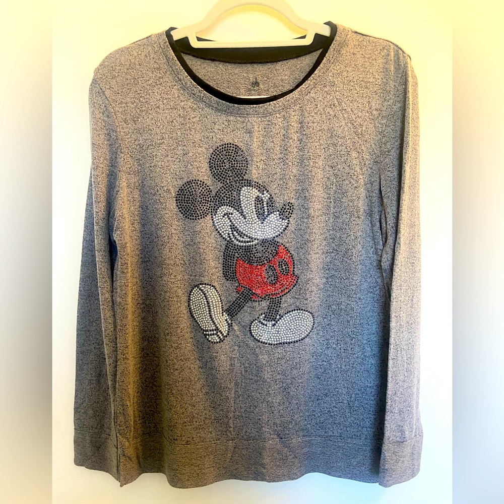 Disney Parks long-sleeved embellished Mickey Mouse